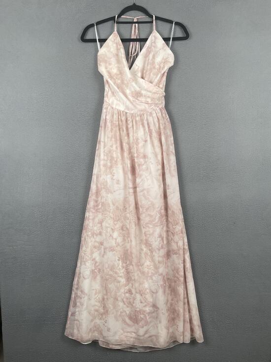 Joanna August Dresses & Skirts - Joanna August Dress Womens S Pink Slip Dress Maxi V-Neck Strappy Lined